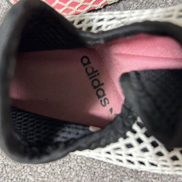 Adidas Deerupt Runner CQ2909 Womens Sz 10 Black Pink Rose Athletic Running Shoes - Picture 11 of 12